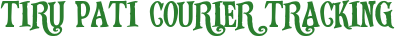 tirupaticouriertracking